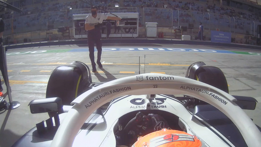 2022 Bahrain GP FP3: Steering issue leaves Tsunoda stuck in garage