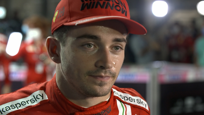 'Really happy' Leclerc 'had to go for it' on last lap in Q3 in Jeddah
