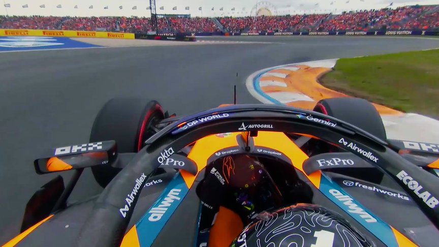 ONBOARD: Norris’ 2026 Pirelli Pole Position Award lap at the Dutch Grand Prix