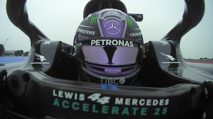 2021 French GP Qualifying: Hamilton reacts to Verstappen pole position