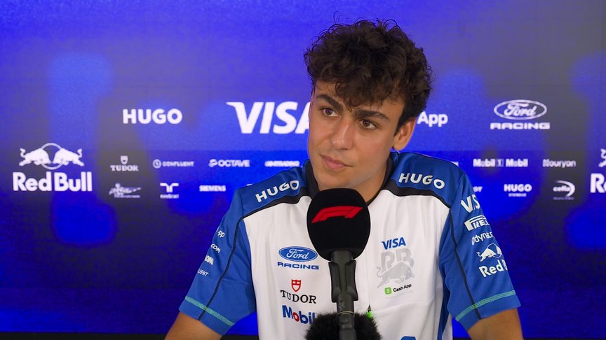 Lindblad: 'I'm just doing a good job' with Racing Bulls