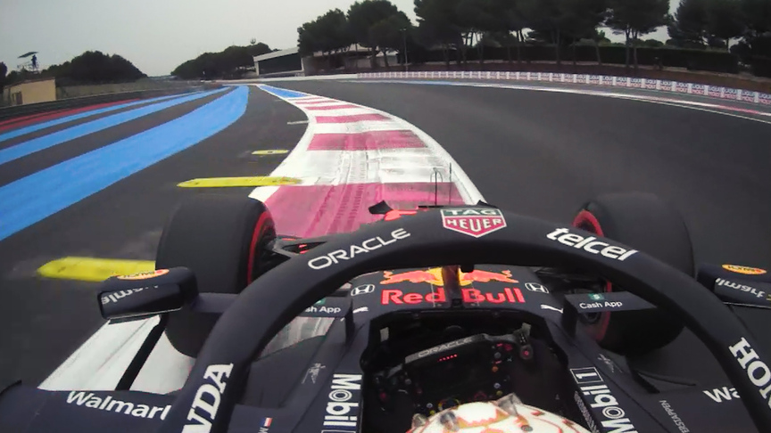 ONBOARD: Max Verstappen’s 2021 Pirelli Pole Position Award lap at the French Grand Prix