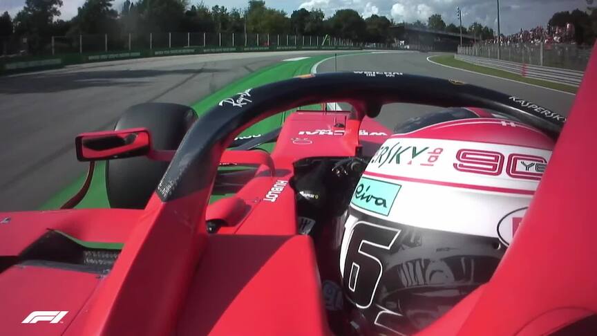 ONBOARD: Charles Leclerc's Italian Pirelli pole position lap