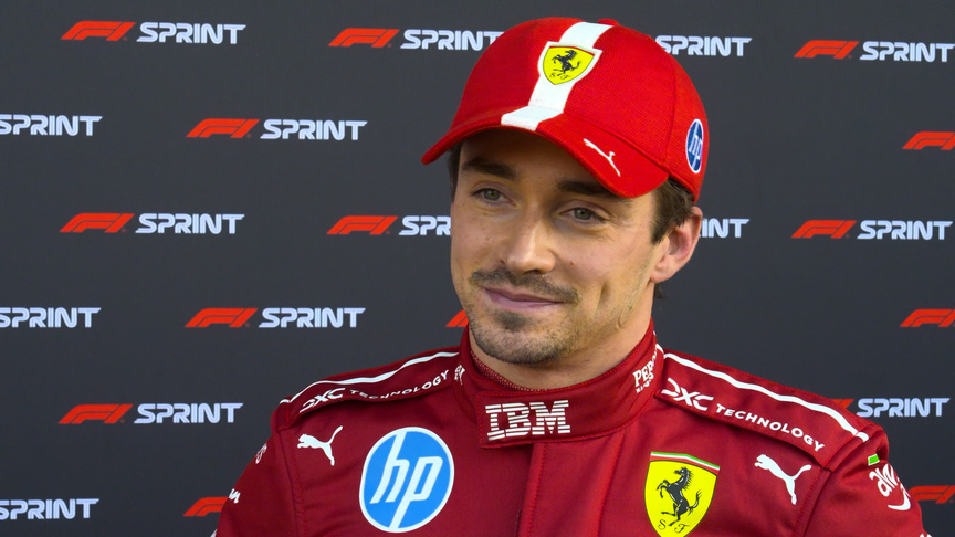 Leclerc admits feeling 'a step back' from teammate Hamilton in Shanghai Sprint Qualifying 