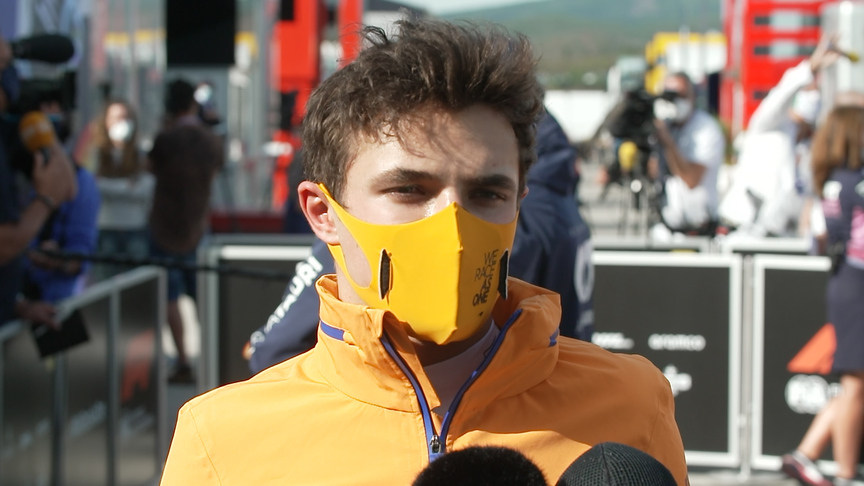 Lando Norris says changeable Portimão conditions are 'weird'