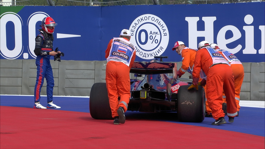 FP1: Disastrous start to home race for Daniil Kvyat