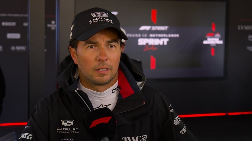 Sergio Perez Sprint pace 'on par' with Williams and Haas despite hydraulic issue