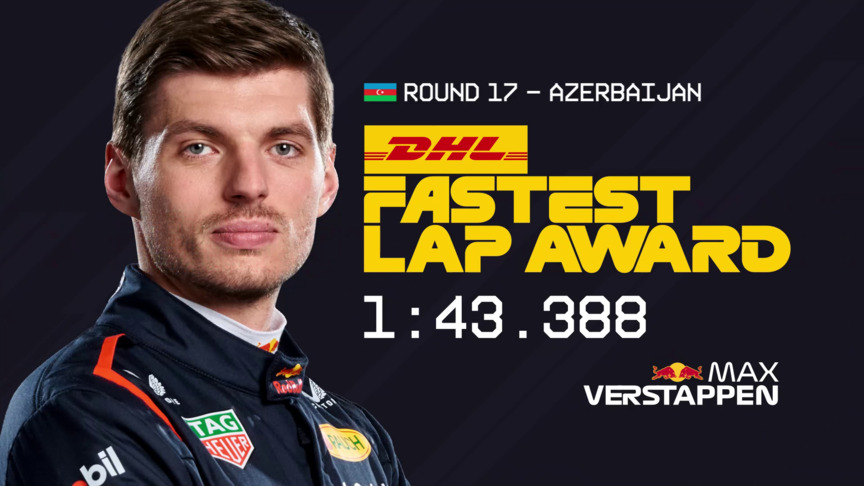 DHL Fastest Lap Award – 2025 Azerbaijan Grand Prix