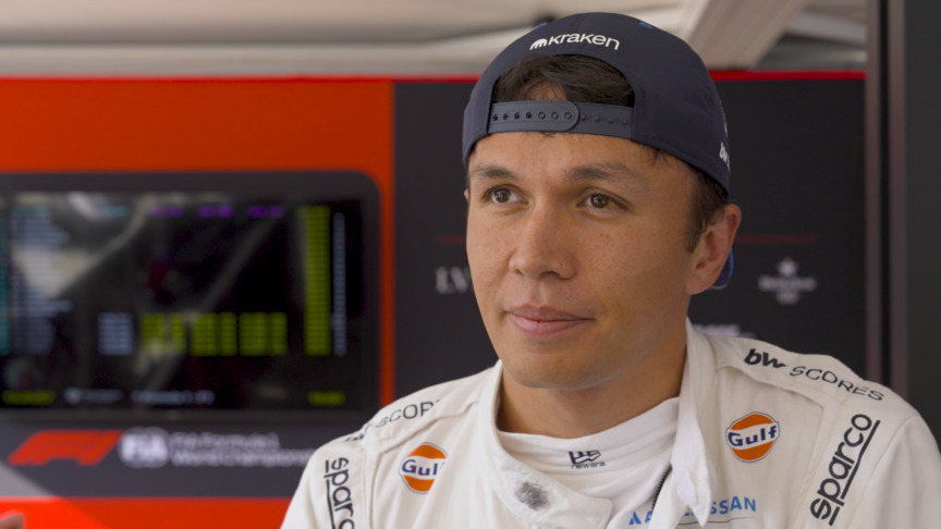 Albon: 'It's just a tricky car'