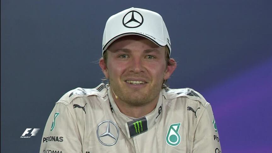 Nico Rosberg Interview nach dem Rennen in Brasilien