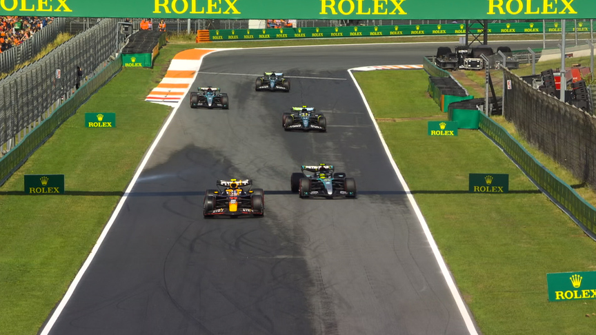 2024 Dutch GP FP1: Hamilton battles through traffic