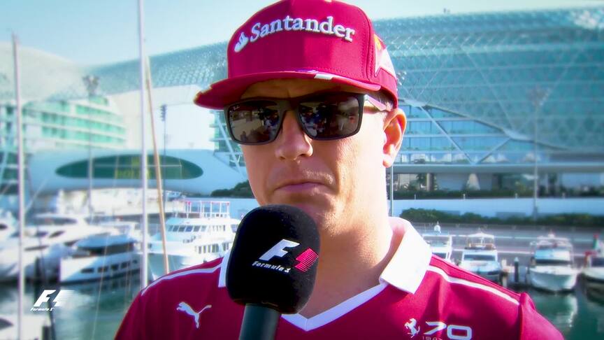 Secrets of success... Kimi Raikkonen's tips for a hot lap in Abu Dhabi