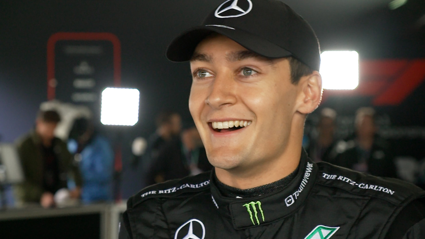 ‘Bring on tomorrow!’ – Russell says P2 and P3 in qualifying is ‘a pretty exceptional result’ for Mercedes in Melbourne