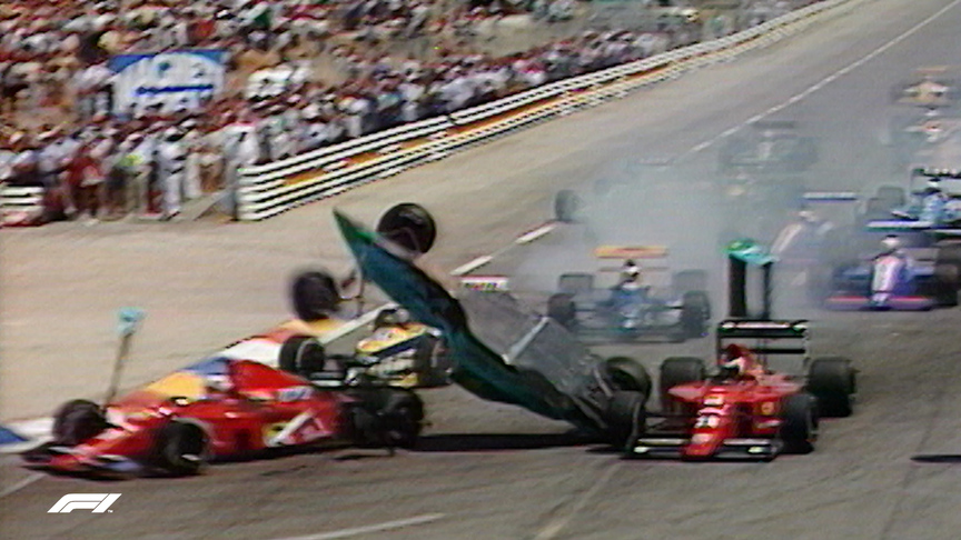 F1 VAULT: Mansell and Alesi star in wild race at Paul Ricard
