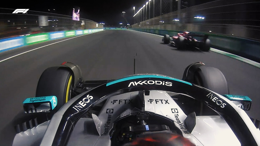 2022 Saudi Arabian Grand Prix: Russell overtakes Ocon for P5