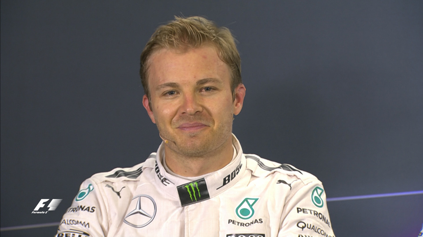 Nico Rosberg interview nach dem Qualifying in Spanien