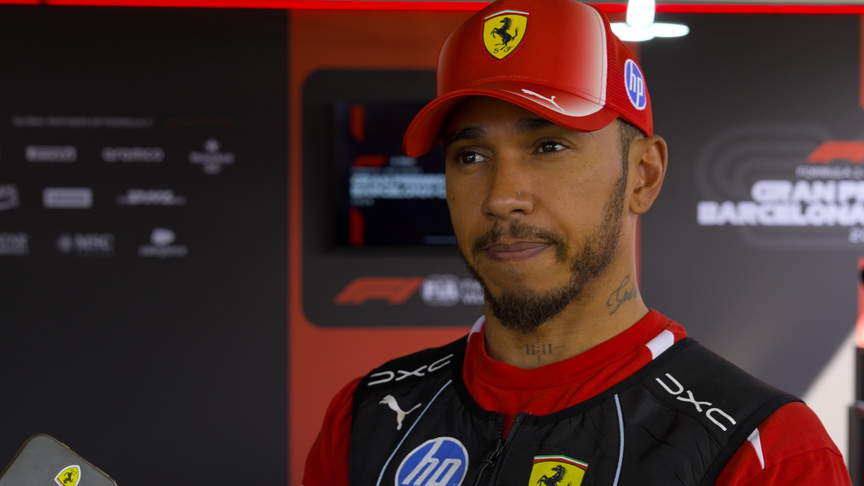 ‘It was mega!’ – Hamilton explains his Q3 lap that put him on the front row in Barcelona