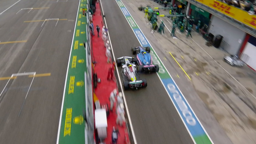 2022 Emilia Romagna Grand Prix: Hamilton and Ocon make contact in pits