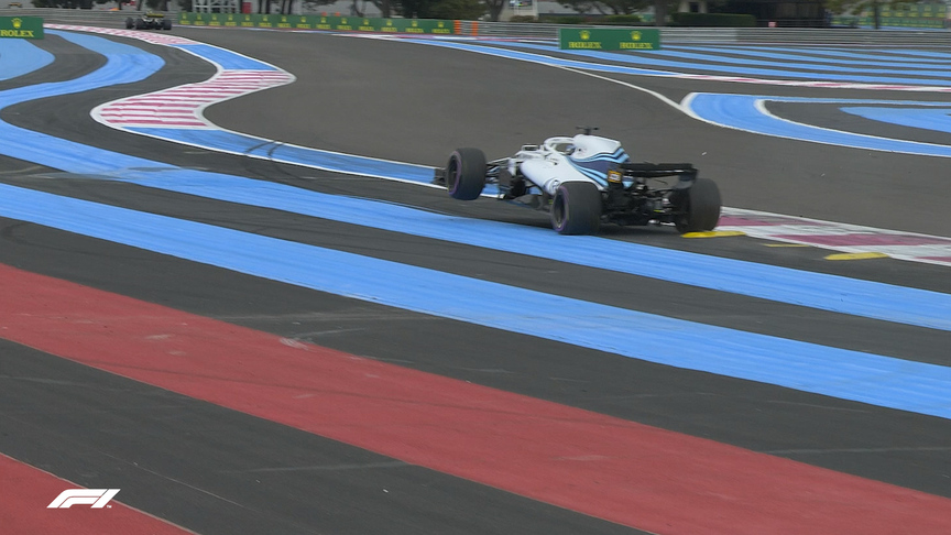 QUALIFYING: Stroll pulls a wheelie in the Williams