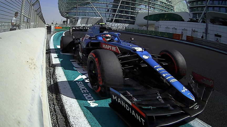 2021 Abu Dhabi GP FP1: Ocon has a ‘close’ call with Yas Marina wall
