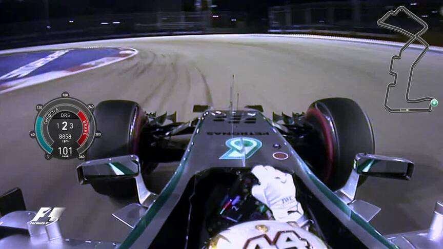 Singapore 2014 - Lewis Hamilton onboard lap