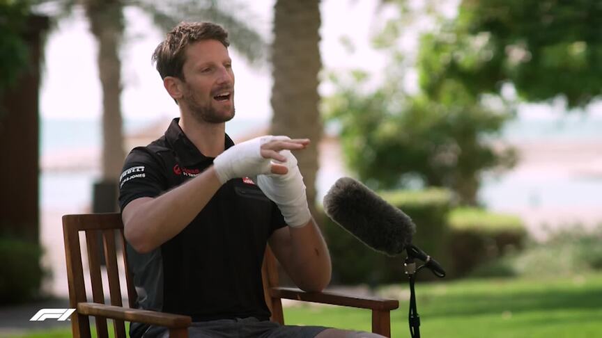 MUST-SEE: Romain Grosjean's incredible recollection of escaping Bahrain crash fire