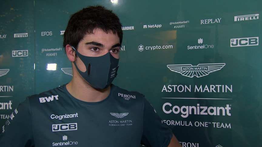 TESTING DAY 1: Lance Stroll says new Aston Martin 'feels good'