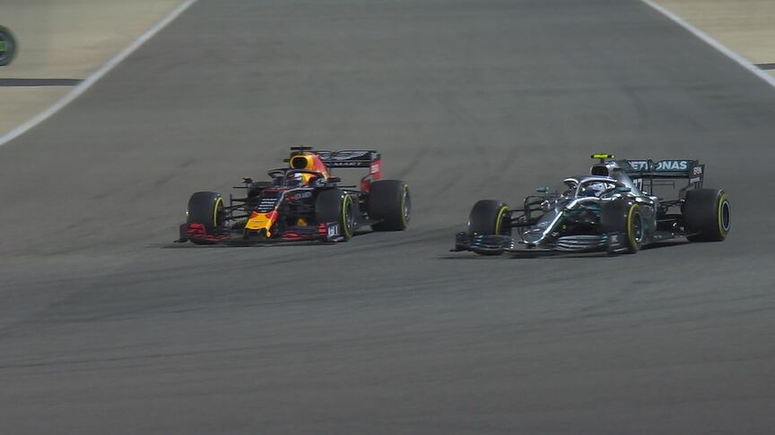 BAHRAIN GP: Bottas fights his way past Verstappen