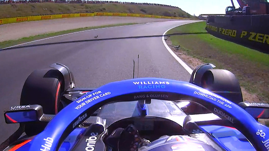 2022 Dutch GP Qualifying: Albon encounters ‘a tonne of pigeons’ on track in Q2