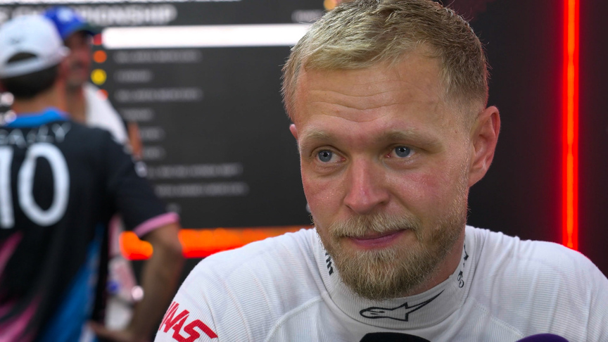 Magnussen confirms puncture caused his late DNF in Singapore