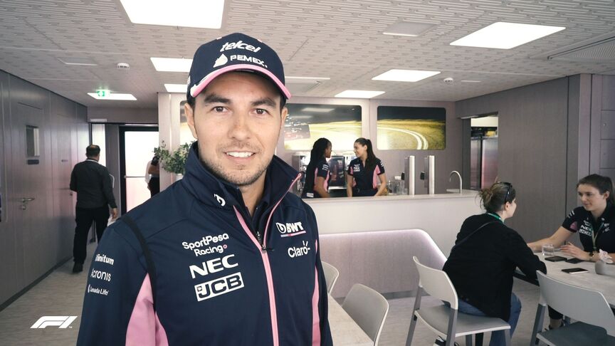 An exclusive tour of Racing Point's new motorhome with Sergio Perez