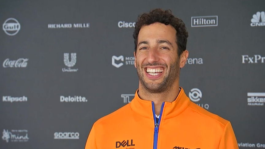 Daniel Ricciardo full of 'optimism and happiness' at McLaren