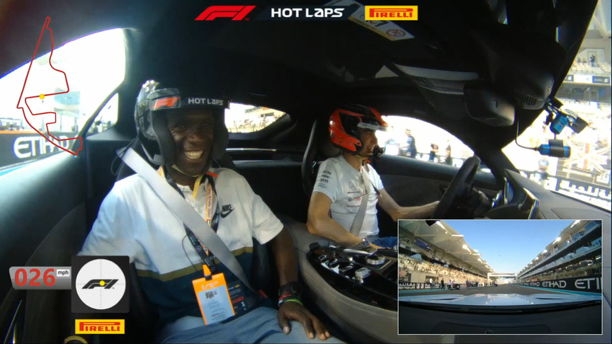 Eluid Kipchoge's Hot Lap with Esteban Ocon 