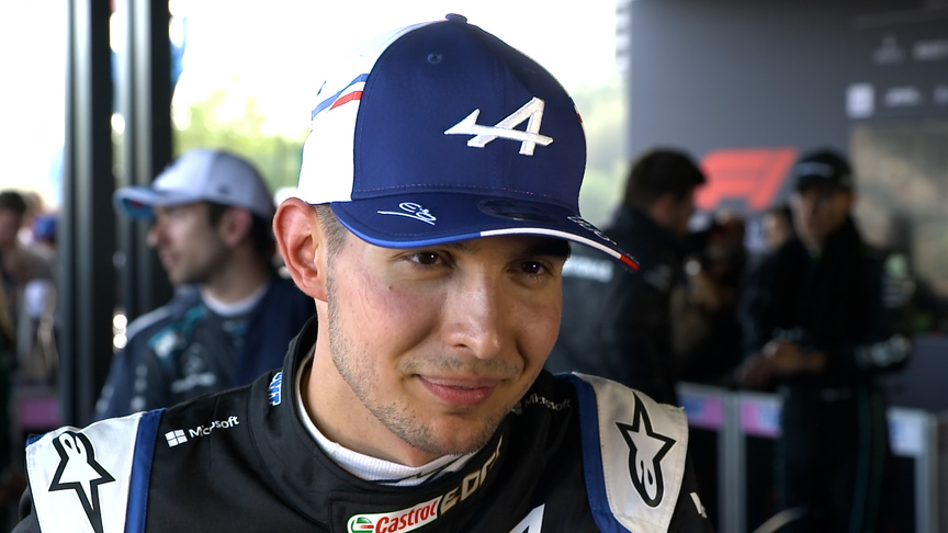 Esteban Ocon: The car was 'mega' and 'flying today'