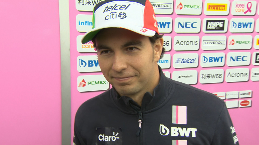 Sergio Perez discusses 2019 Force India contract extension