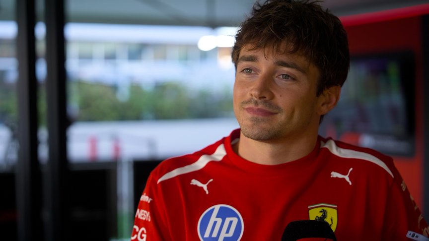 P1 Leclerc: ‘The feeling is quite good but we need to be careful – it’s only Friday’