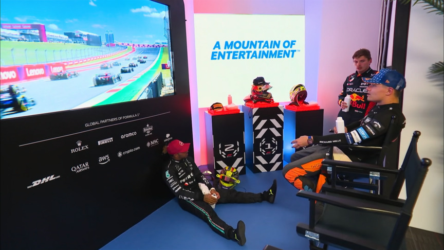 2023 United States Grand Prix: Listen in to the chat from the top three drivers in the cool-down room after the race