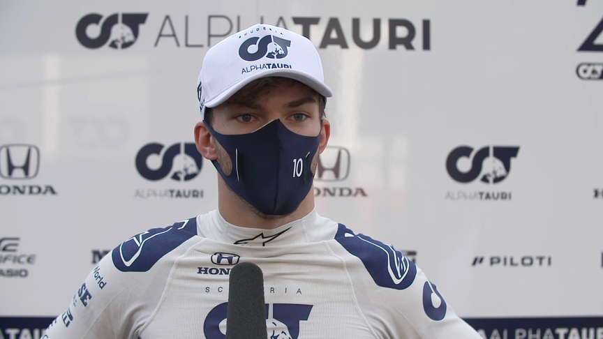 Pierre Gasly: 'Car felt good straight out of the box'