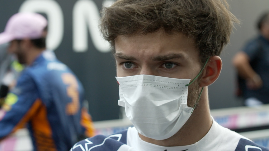 Pierre Gasly 'very disappointed' after first lap crash in F1 Sprint