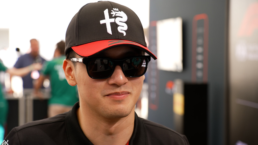 Zhou Guanyu has 'a better feeling' about being in the points in Abu Dhabi