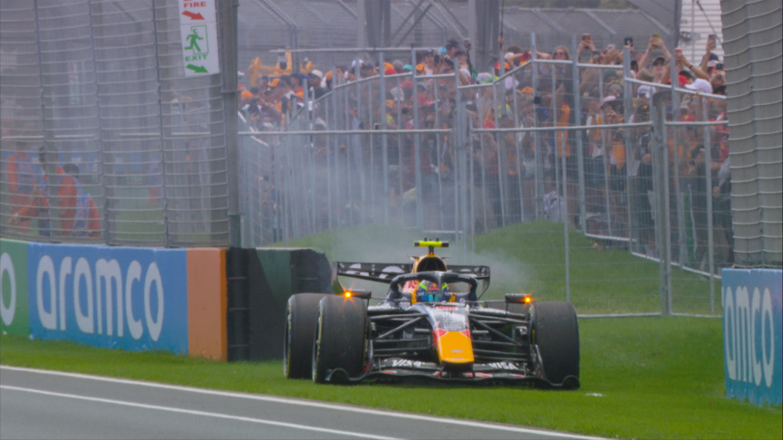 2026 Australian Grand Prix: Hadjar out of the race with Red Bull mechanical failure