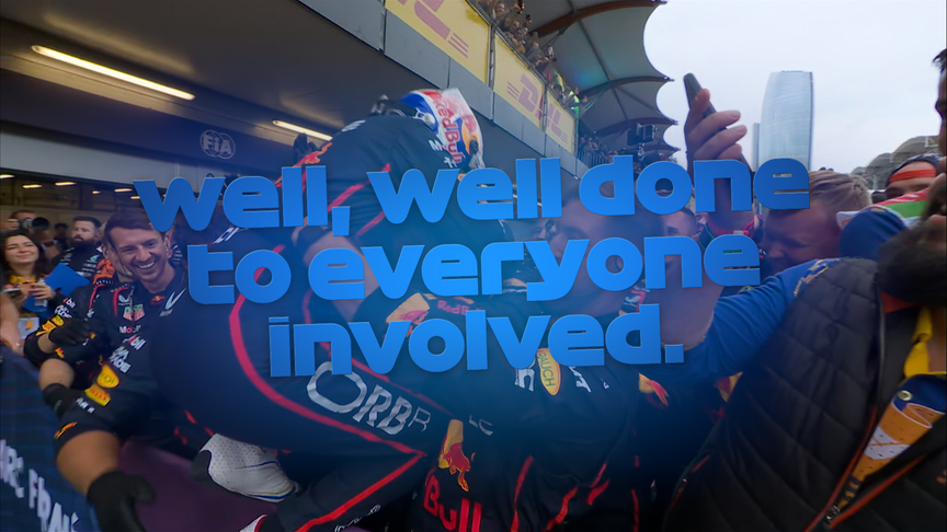 2025 Azerbaijan Grand Prix: Verstappen crosses the line to take the victory in Baku