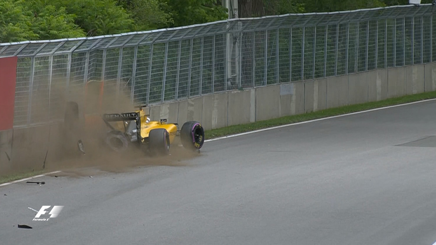 FP3: Magnussen falls prey to Montreal walls