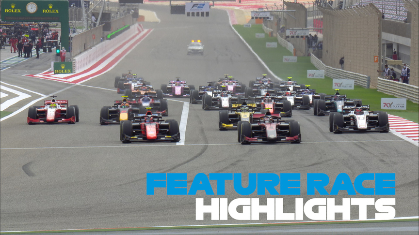 F2 2020 Round 11: Bahrain Grand Prix feature race highlights