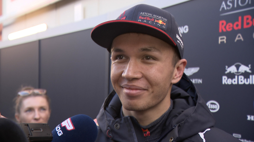 Alexander Albon: Windy conditions made it 'hard to get a good read'