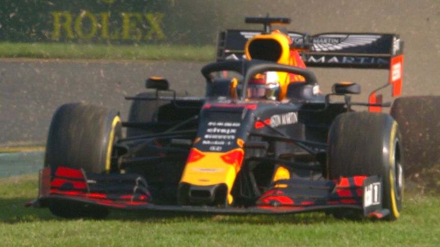 AUSTRALIAN GP: Charging Verstappen gets it wrong at Turn 1