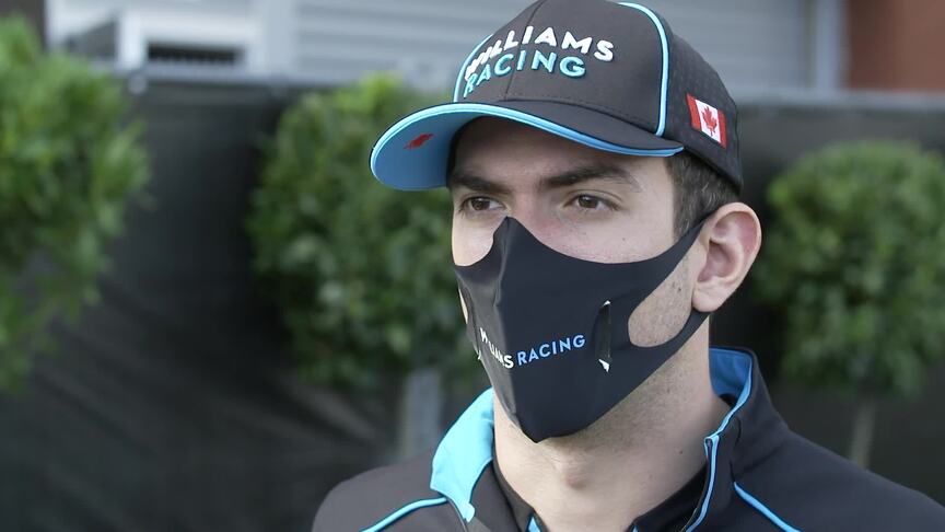 Latifi hoping to take advantage of 'unpredictable' Belgian GP weather