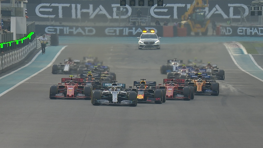 Abu Dhabi GP: Watch the F1 race start at Yas Marina
