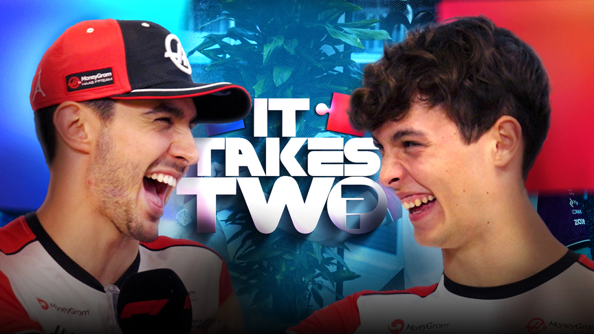 It Takes Two: Ocon and Bearman team up in hilarious quiz