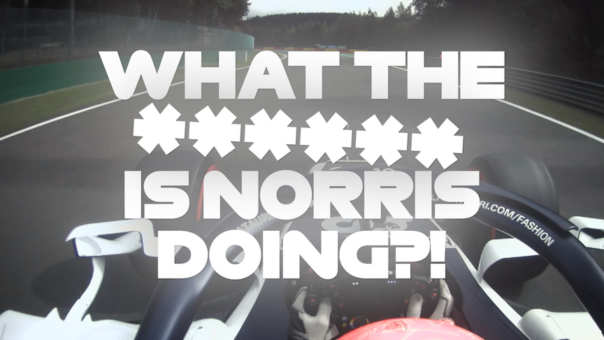 2020 Belgian GP FP1: Gasly blocked by Norris